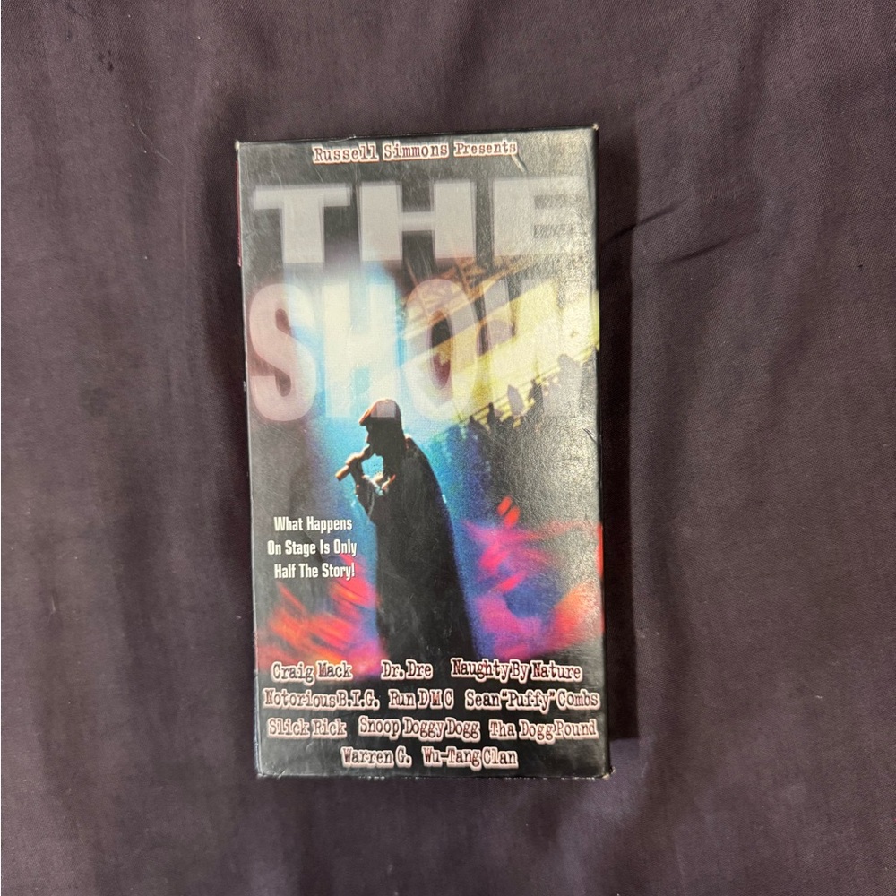 Vintage 1996 VHS tape cassette The Show 90s rap